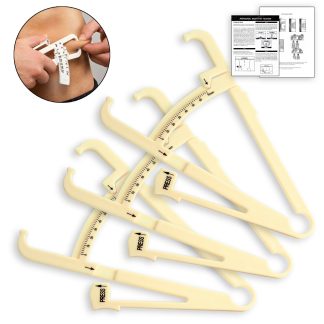 3-Pack Personal Body Fat Caliper & Skinfold Tester