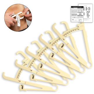 5-Pack Personal Body Fat Caliper & Skinfold Tester